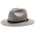 Legacy - Walrus Hats Grey Wool Felt Fedora Hat - H7002